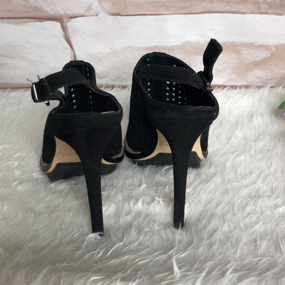 Via Spiga leather suede ankle strap shoes size 8M - Picture 8 of 11